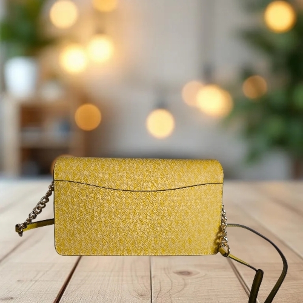 Michael Kors Logo Canvas Crossbody Bag – Honey - Picture 6 of 7